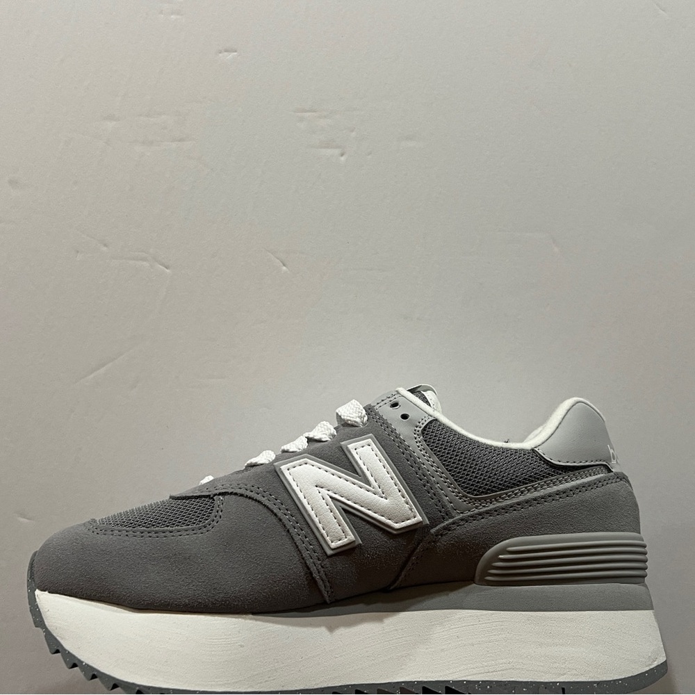 New Balance, 574+, WL574ZSD, Grey & White - Picture 11 of 14
